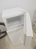 HYUNDAI（韩国现代）小冰箱迷你小型家用冷藏冷冻宿舍出租房办公室双开门二门电冰箱节能省电 100L白【一级能效+租房必备】 实拍图