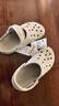卡骆驰（CROCS）贝雅洞洞鞋男鞋女鞋轻便耐磨一脚蹬拖鞋休闲鞋百搭花园鞋|10126 卵石色-2V3 36 /37(220mm) 实拍图