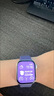 Apple/苹果 Watch S11 智能手表GPS款46毫米银色铝金属表壳雾紫色运动型表带S/M MEVW4CH/B 实拍图