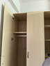 全友家居衣柜卧室家用储物收纳柜一体靠墙现代简约原木风大衣柜出租屋 实拍图