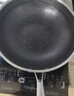 炊大皇炒锅304不锈钢有钛炒菜锅煎锅平底不粘炒锅32cm 可立可视盖不挑灶 实拍图