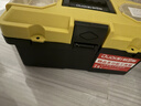 【万人同抢】家用多功能五金收纳箱手提电工工具箱车载维修配件箱 【双层星.金黄】14寸加厚（不含工具） 复工爆品 实拍图