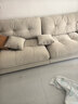 全友家居 现代简约奶油风猫抓绒布艺沙发客厅家用直排云朵可拆洗沙发 实拍图