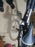 EG7山地自行车成人学生变速越野单车双减震赛车26寸青少年男女 辐条【加厚车轮-加厚车架】黑白 26寸24速【适合：160-180CM】 实拍图