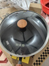 炊大皇铁锅家用无涂层不锈炒锅燃气灶专用炒锅炒菜锅平底锅极铁锅32cm 实拍图