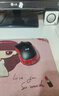 罗技（Logitech）M185鼠标 无线鼠标 办公鼠标 对称鼠标 黑色红边 带无线2.4G接收器 实拍图