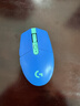 罗技（G）G304 LIGHTSPEED无线鼠标 游戏鼠标 轻质便携 鼠标宏 绝地求生FPS英雄联盟吃鸡 生日礼物 蓝色 实拍图