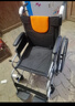 鱼跃 (yuwell)手动轮椅车H062折叠老人轻便免充气铝合金旅行手推代步 实拍图