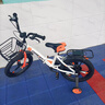永久（FOREVER）儿童自行车男女款单车可折叠脚踏车4-7岁辅助轮一体轮 16寸橙色 实拍图