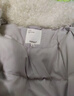 茵曼2025冬季女装新款三防毛绒领工装羽绒服高充绒量鸭绒保暖外套 雅典灰 XL 168-172cm /131-140斤 实拍图