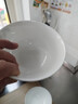 厚秀堂景德镇骨瓷碗碟盘套装家用组合新款陶瓷餐具中式简约饭碗面碗 5英寸高脚碗（2个）百合花 实拍图