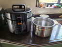 美的（Midea）电压力锅5L家用智能0涂层钢胆大屏操控智能开盖煮双胆电饭煲高压锅适用4-6人MY-E5915G京东 实拍图
