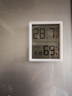 得力（deli）室内电子温湿度计/表办公家用壁挂桌面婴儿房办公用品儿童老人生日礼物带时间+表情显示LE517 实拍图