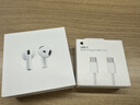 Apple/苹果 AirPods 4 搭配USB-C充电盒 苹果耳机 蓝牙耳机 适用iPhone/iPad/Mac 四代 实拍图