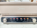 美的（Midea）电火锅鸳鸯锅火锅专用锅多功能锅料理烤肉锅分体式多功能一体电锅0氟钛陶电煮锅HGS352866S 实拍图