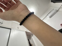 金石灵收藏级天然黑曜石手串男女款五行补水水晶手链佛珠本命年生日礼物 实拍图
