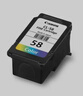 佳能（Canon）CL-58彩色墨盒(适用E478/E478R/E3480/E4280/E488//E468/E418) 实拍图