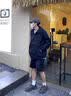 主意范冲锋衣夹克外套男春秋季加厚三合一宽松潮胖大码防水防风情侣外套 JK8008黑色 L 110-130斤 实拍图