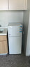 海尔（Haier）123L两门小户型冰箱二级能效黑金净化三档可调白色BCD-123GHTMZ0WV 实拍图