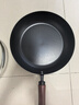 阎铁匠章丘平底锅煎锅无涂层家用铁锅烤肉煎锅牛排锅煎蛋锅老式熟铁28cm 实拍图