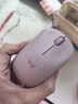 罗技（Logitech）M221轻音鼠标 无线鼠标 办公鼠标 对称鼠标 带无线微型接收器 茱萸粉 实拍图