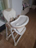 哈卡达宝宝餐椅摇椅二合一儿童可坐可躺折叠椅家用可移动暖雾米咖 实拍图