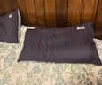 无印良品A类全棉枕套100%纯棉枕套枕巾48x74cm一对装 深灰浅灰 实拍图