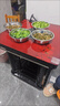 长虹（CHANGHONG） 电暖桌正方形烤火桌电炉电热取暖桌电烤桌客厅电暖炉烤火炉桌子一体取暖器家用冬季多功能电烤炉 璀璨红80*80【电陶炉+钢化玻璃+变频省电】 实拍图