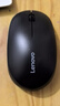联想（Lenovo）无线鼠标 办公鼠标便携鼠标 笔记本鼠标 电脑鼠标 M100黑 带无线2.4G接收器 实拍图