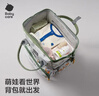 babycare妈咪包母婴遛娃包时尚 多功能大容量 减压双肩包宝妈奶爸手提外出 赛里曼风景绿（20L） 实拍图