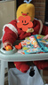 HUAERLE宝宝餐椅家用同款肯德基婴儿餐椅可调高度吃饭餐桌多功能学坐椅子 豪华款【青色餐盘+坐垫+轮子】 实拍图