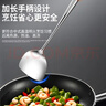 COOKSS304不锈钢锅铲炒菜铁铲子实木花梨木煎铲铸铁锅炒菜专用【加长】 实拍图