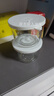 网红咸菜碗玻璃密封罐加厚酱菜盒冰箱保鲜罐小菜泡菜罐分装盒 两只随机装 2个 180ml 实拍图