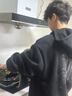太平鸟男装 【95%进口鸭绒】连帽羽绒服冬面包服防寒短款排骨外套 15D暗影黑(阔型)第二批 S 实拍图