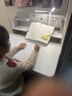 忆瞳儿童学习书桌椅套装 可升降带阅读书架多功能课桌椅家用写字桌 至尊灰-环保抗醛【两层书架】 实拍图