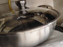 炊大皇 鸳鸯火锅30cm 304不锈钢 易洁火锅盆汤锅电磁炉通用 4-6人 实拍图