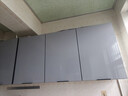 九尘定制厨房吊柜挂墙式阳台置物柜卧室壁橱卫生间储物柜墙壁柜包安装 长160深30高60四门现代灰 实拍图
