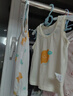 贝瑞加（Babyprints）宝宝背心2件装夏季儿童无袖T恤纯棉吊带上衣轻薄柔软打底 黄90 实拍图