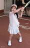 安奈儿童运动鞋男女童羽毛球鞋2026夏季中大童网面比赛训练鞋轻便跑 紫色 【旋转纽扣】 36 实拍图