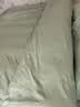 富安娜家纺 60支长绒棉床上四件套纯棉100%纯棉简约酒店床品床单被套 【60S长绒棉贡缎】碧瑶 1.5m床 床单款 （被套203*229cm） 实拍图