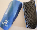 卡尔美（KELME）足球护腿板比赛训练护小腿减震加厚插板专业护具 蓝色 M  实拍图