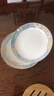浩雅景德镇陶瓷盘餐盘汤盘菜盘深盘饭盘可微波时光漫步8英寸2个装 实拍图