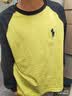 左西男童长袖T恤2026春秋款儿童纯棉打底衫插肩撞色百搭 果绿 130 实拍图