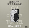 京东京造运动户外登山旅行双肩包 休闲徒步男士背包书包16L  曜石黑 实拍图