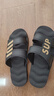 卡帝乐鳄鱼拖鞋男士休闲拖鞋浴室家居一字拖百搭凉拖鞋子 男 1492 黑金 43 实拍图