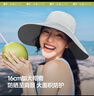 蕉下（beneunder）遮阳帽子女双面渔夫帽防晒帽男大帽檐防紫外线全脸遮阳太阳帽米 实拍图
