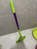 妙洁胶棉拖把27cm杆长120共2头滚轮式懒人家用一拖净免手洗海绵吸水 实拍图