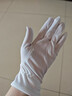 鸣固 白手套 三筋带扣款礼仪手套 作业检阅手套10双 CW995397 实拍图