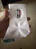 NBA袜子男士运动袜抗菌防臭消臭吸汗无骨棉袜跑步中筒篮球袜3双 实拍图