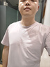 京东京造10A抗菌t恤男短袖t恤春季男女白小T休闲内搭打底衫橡皮粉M 实拍图